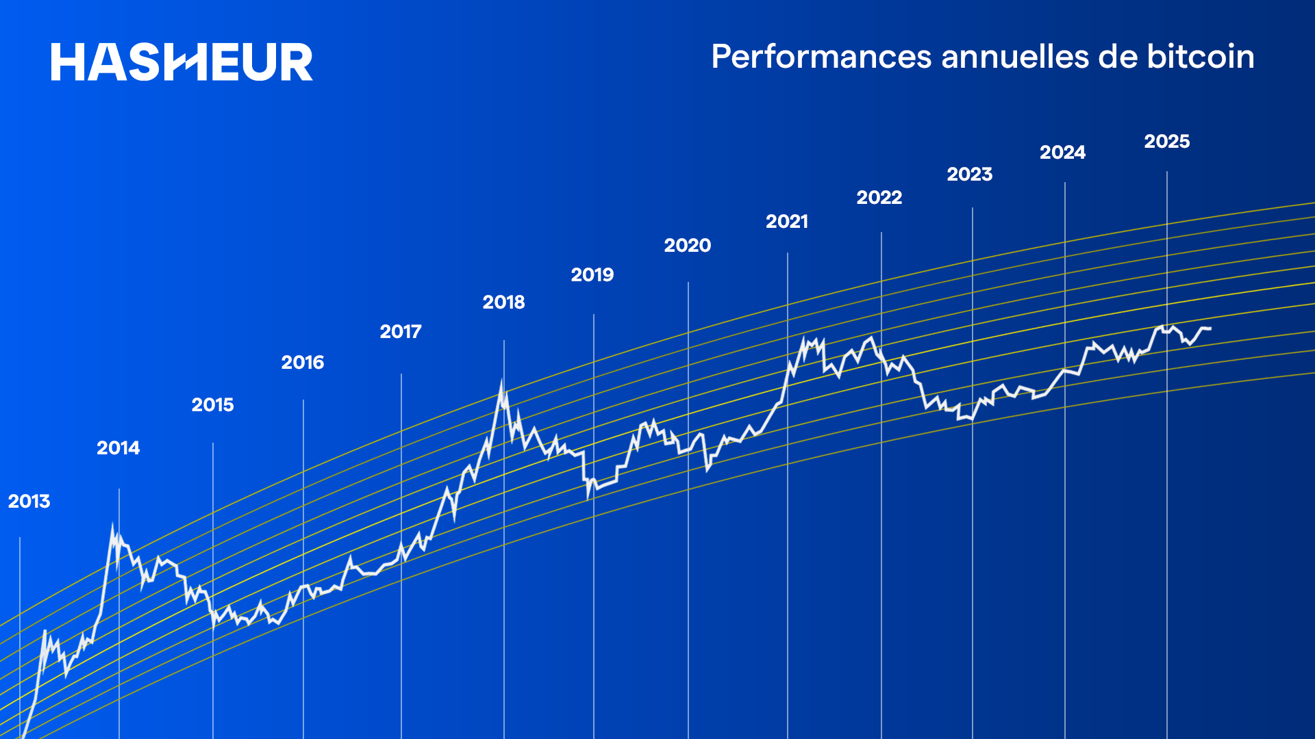 Évolution du prix du bitcoin depuis 2013